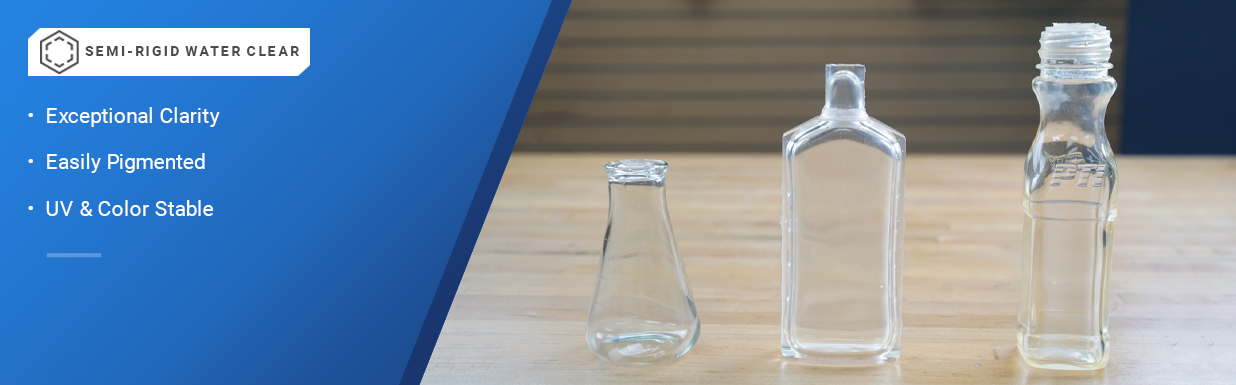 Water Clear - Semi Rigid - Semi-Rigid 45D-70D - Castable